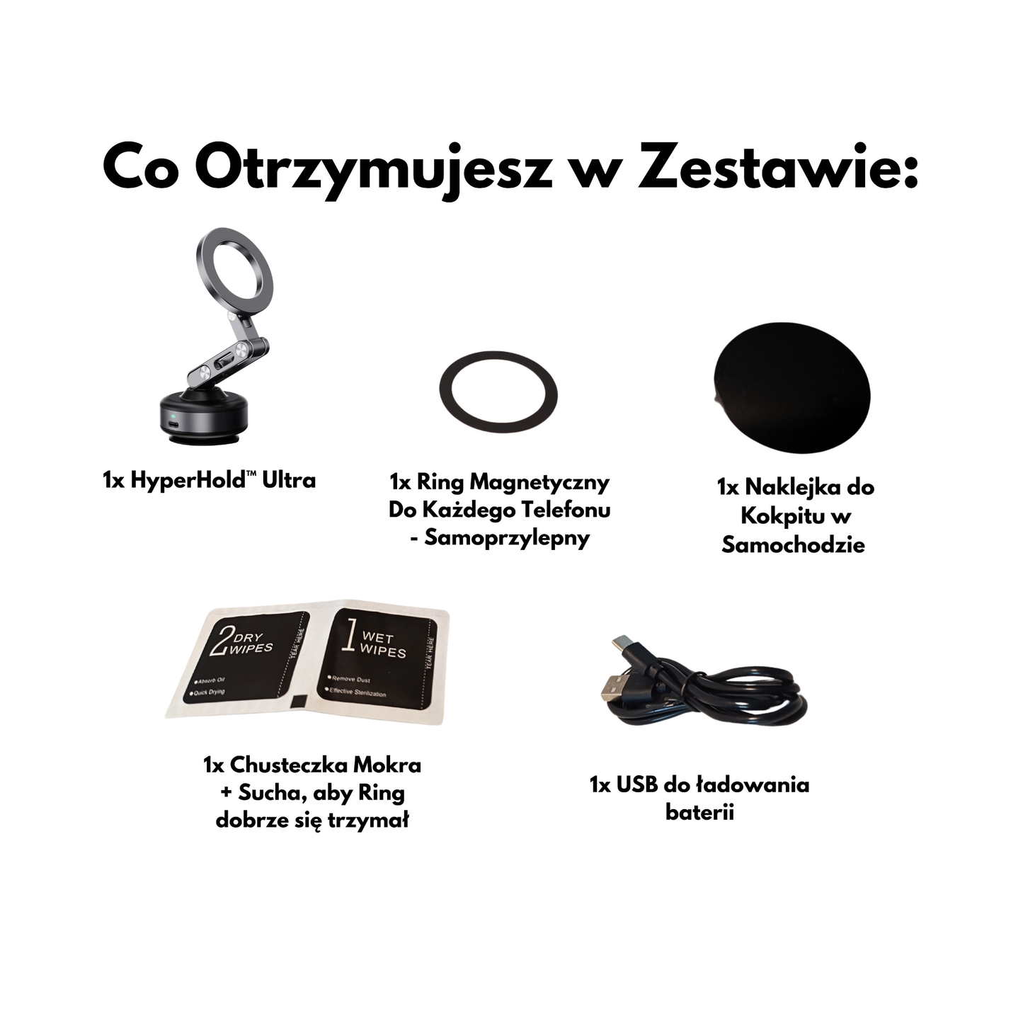 HyperHold™ Ultra: Elektryczny Uchwyt na Smartfona