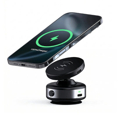 HyperHold™ FLOW: Elektryczny Uchwyt na Telefon z Ładowaniem Indukcyjnym
